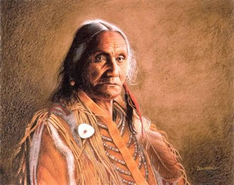 Works Of Don Marco The Master Crayon Artist Native American Face