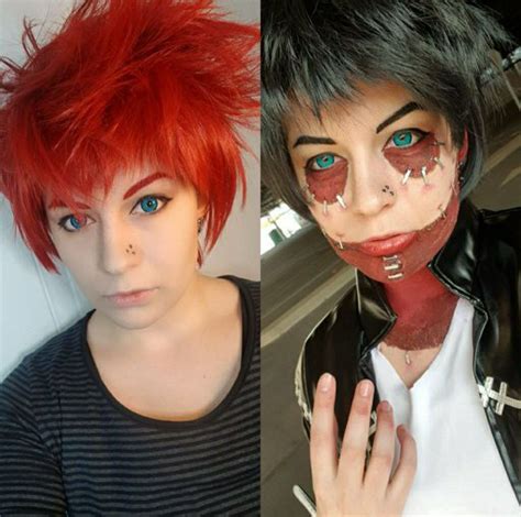 Maoukami Cosplay Touya Todoroki And Dabi Cosplay Ideas Face Paint Carnival Painting Quick