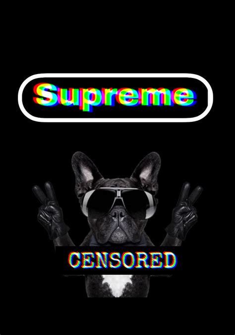 Supreme Doggo Black Cool Dark Dog Hd Phone Wallpaper Peakpx