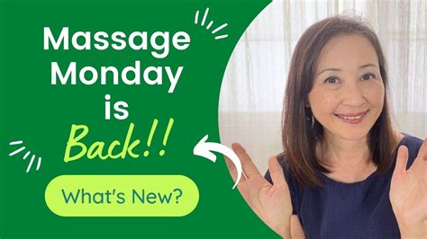 Massage Monday Is Back Whats New Bliss Squared Massage