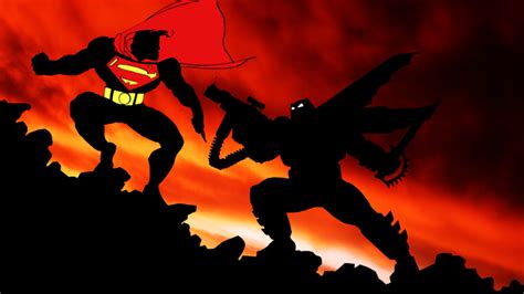 Download The Dark Knight Returns Superman Batman Comic Batman The Dark