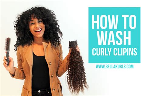 How To Wash Bella Kurls Clipin Curly Hair Extensions