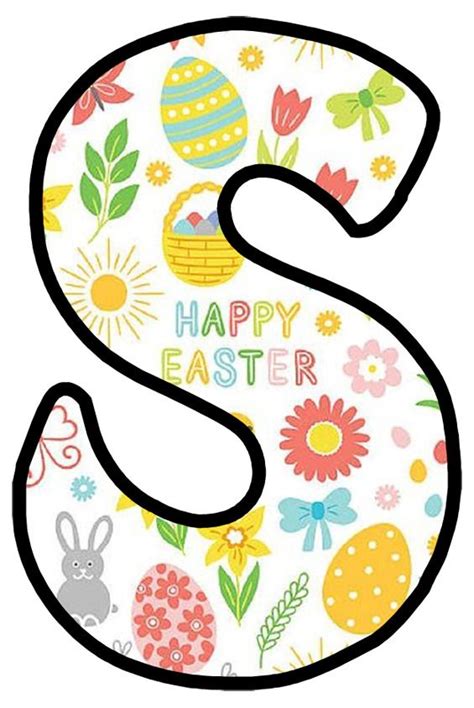 Free Printable Easter Alphabet Letters Download The Easter Alphabet