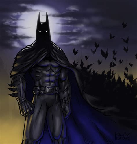 Batman Digital Painting By Maxim6394 On Deviantart