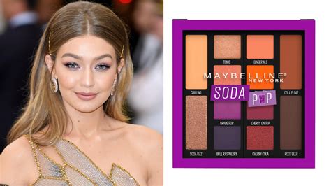 Gigi Hadid Debuts New Maybelline Soda Pop Eyeshadow Palette At Met Gala