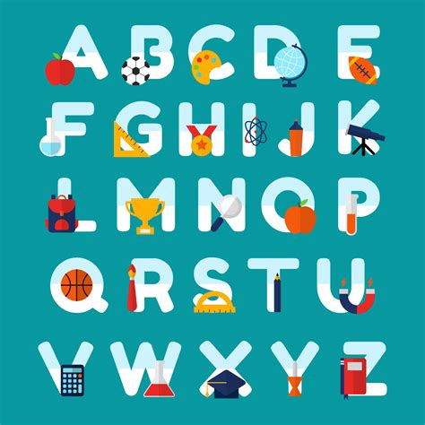 Letter School Alphabet