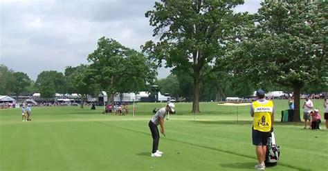 Joaquin Niemann 2nd Shot Of The 1st Hole In The 2022 Pga Championship Round 2 Pga Championship