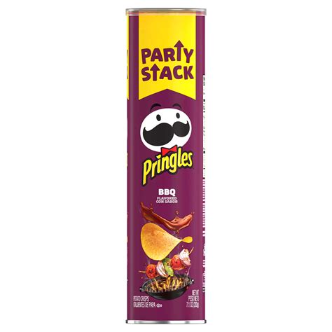 Pringles Potato Crisps Chips Bbq Flavored Mega Stack 71 Oz Can
