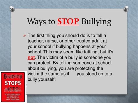 How Can You Stop Bullying