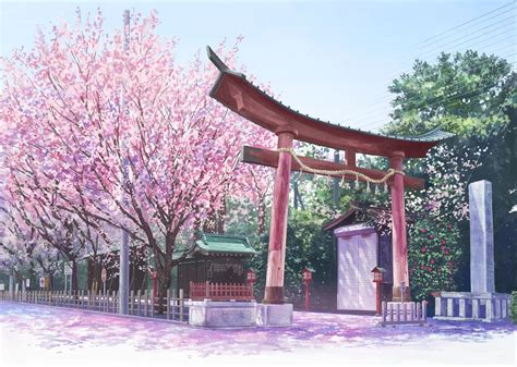 Anime Torii Gate Wallpapers Wallpaper Cave
