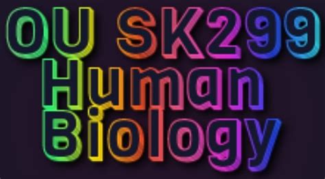 Sk299 Human Biology October 2023
