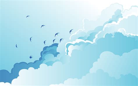 45 Clouds And Birds Wallpaper Wallpapersafari