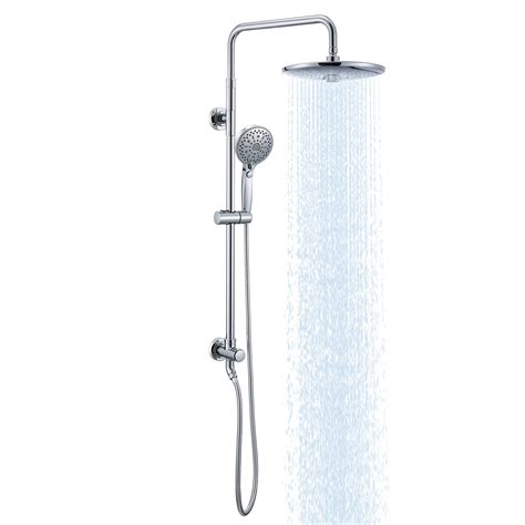 shower system slide lanhado 10” rain shower system with 11 1 multi functions handheld spray high