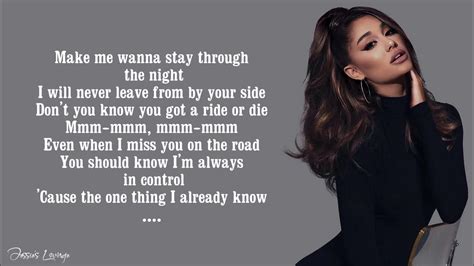 Ariana Grande Test Drive Lyrics Youtube