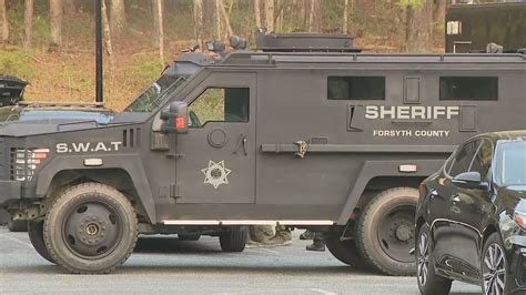 Forsyth County Swat Team Takes Barricaded Man Into Custody