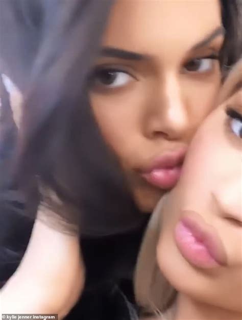 Kylie Jenner And Sister Kendall Show Their Matching Pouts As They Pucker Up For New Instagram