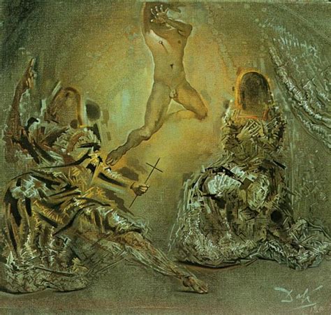 The Trinity (Study for `The Ecumenical Council`), 1960 by Salvador Dali ...