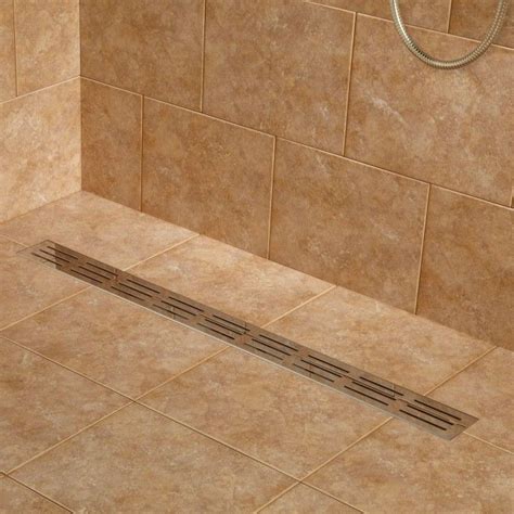 When remodeling a shower, it is often necessary to replace the shower drain. Siewart Linear Shower Drain | Shower drain, Shower drains ...