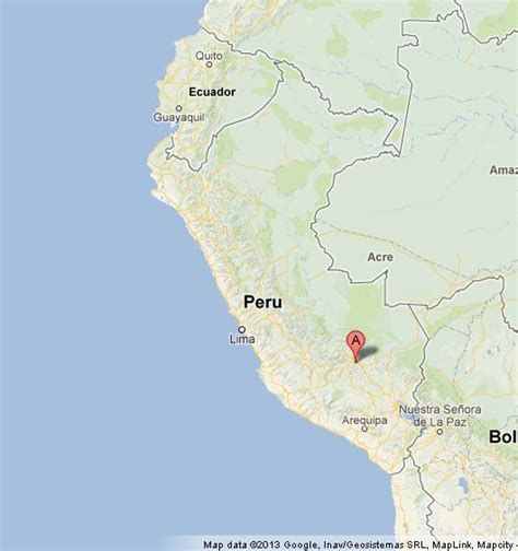 Cusco On Map Of Peru