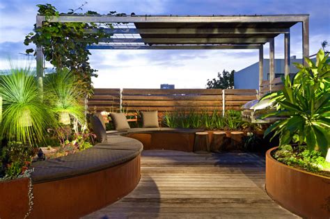 Albert Park Roof Top Garden Modern Terrasse Melbourne Von Paal