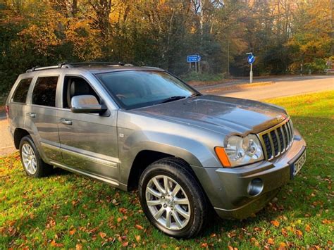 Jeep Grand Cherokee V8 Crd Overland Grey Auto Diesel 2008 In Stanley