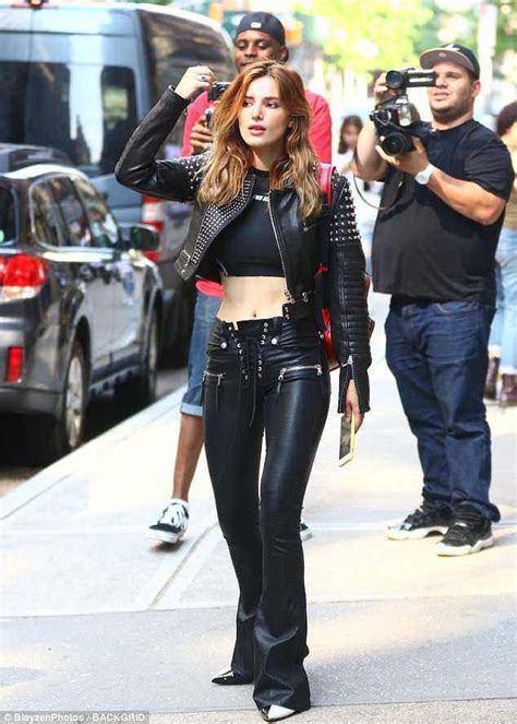 Bella Thorne In Leather Imgur Fashion Bella Thorne Leather Pants