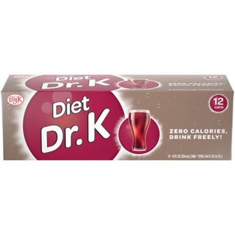 Kroger Big K® Diet Dr K Soda Can 12 Pk 12 Fl Oz Kroger