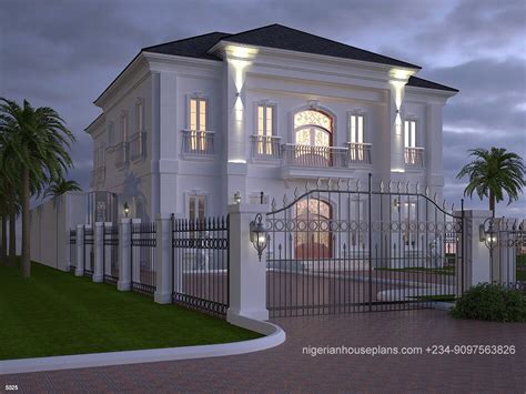5 Bedroom Duplex Ref 5025 Nigerian House Plans Architectural