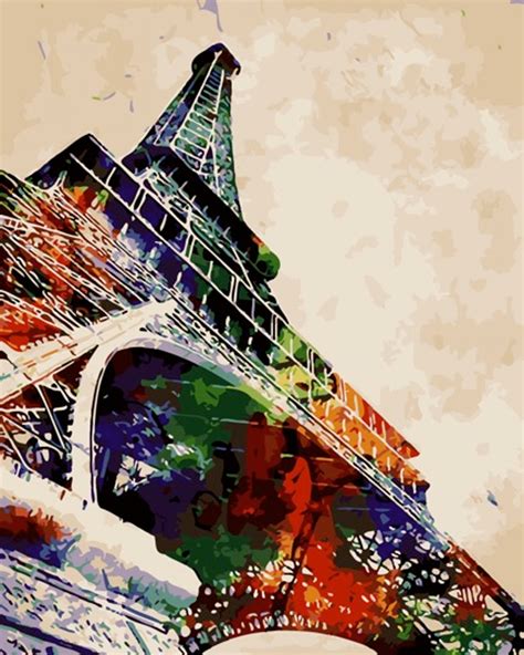 Paint By Numbers 40x50cm Classic Eiffel Tower