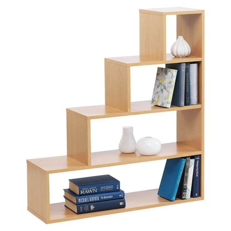 Stylish Understairs 4 Tier Cube Step Bookcase Shoe Storage Display