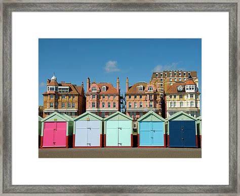 Colorful Beach Huts Brighton Uk Photograph By Simon Russell
