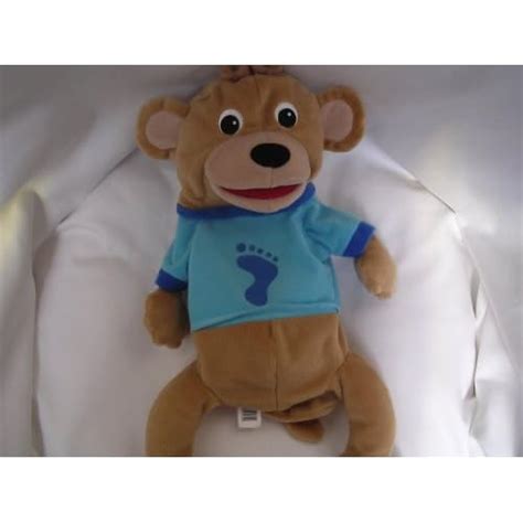 Baby Einstein Body Parts Talking Plush Monkey Toy 15 Sings Head