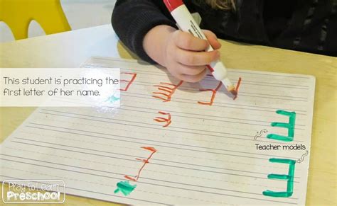 Play To Learn Preschool Writing Our Names