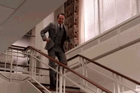 Mad Men Stairs Gif Find Share On Giphy