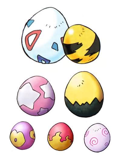 Pokemon Eggs According To The Egg Groups A Pokemon Can Be Bred For