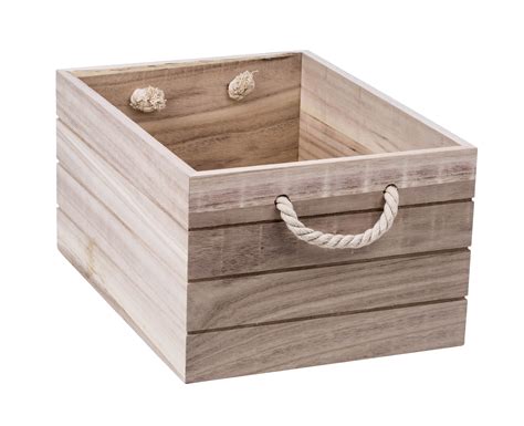 Natural Wooden Crate Xtra Large From Storage Box