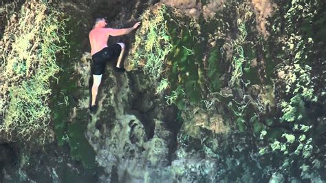 Havasupai Falls Rock Climb And Jump Youtube