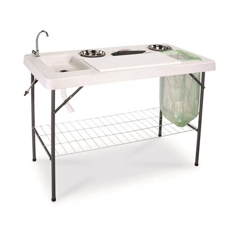 Guide Gear Deluxe Fishgame Processing Table With Faucet And