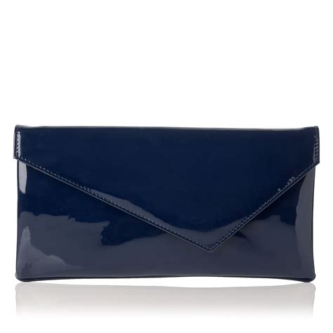 Lk Bennett Leonie Clutch In Navy My Style Bags Navy Handbag Patent