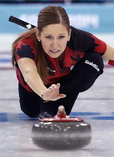 Day 9 Kaitlyn Lawes Of Canada Competes During The Curling Womens