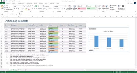 Write An Action Plan In 10 Steps With Excel Templates Templates