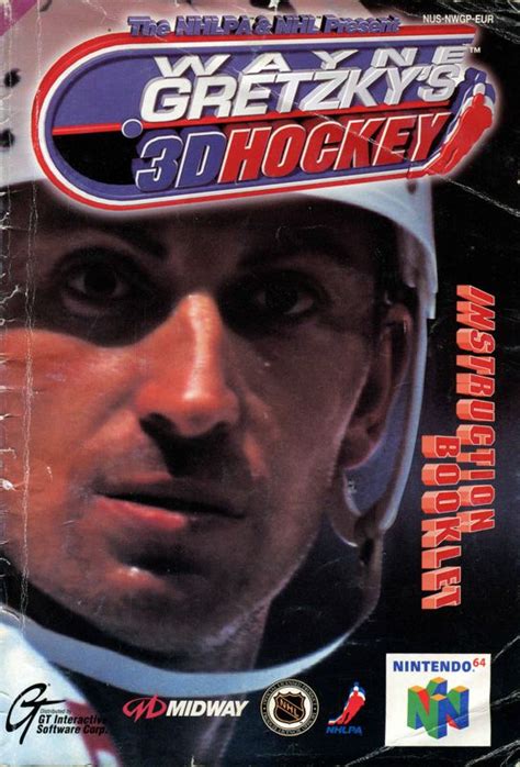 Wayne Gretzky S 3D Hockey Cover Or Packaging Material MobyGames