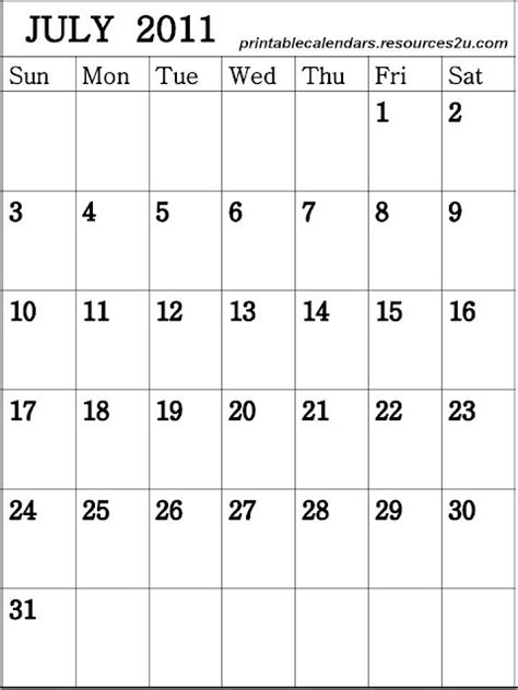 Obvilubice July 2011 Calendar