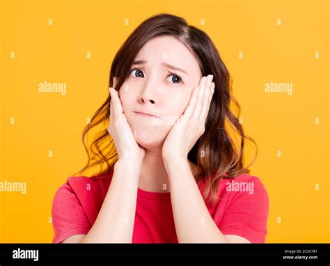 Portrait Of An Upset Unsatisfied Asian Woman Stock Photo Alamy