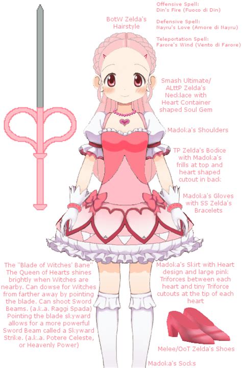 Zelda Themedmadoka Based Magical Girl Outfit Rmadokamagica