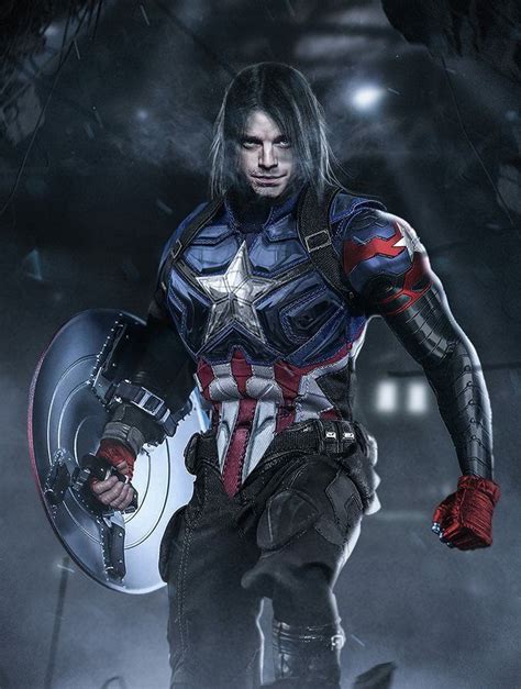 Captain Winter Soldier Fan Art By Bosslogic Marvel