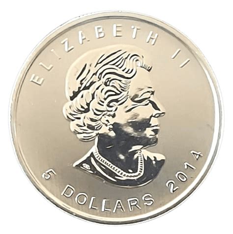 2014 Canadian 1 Oz Silver Bald Eagle Coin Bu