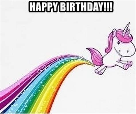 Unicorn Happy Birthday Meme