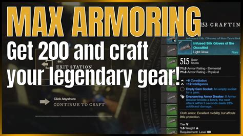 New World 1 200 Armoring Guide Youtube