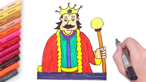 How To Draw A King Drawing For Kids Easy Step By Step Drawing Lessons